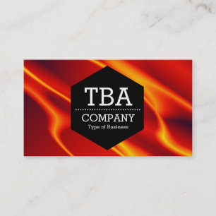 Cartão De Visita Hexágono Negro - Abstrato 120716(08)