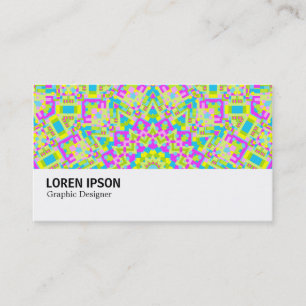 Cartão De Visita Hi-Phi - 0121 - Caleidoscópio Colorido