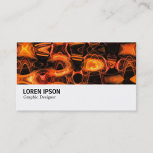 Cartão De Visita Hi-Phi - 0134 - Abstrato Flame 02