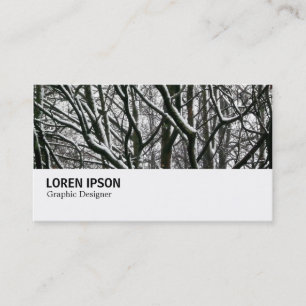 Cartão De Visita Hi-Phi - 053 - Ramificações na neve