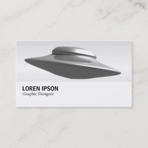 Cartão De Visita Hi-Phi - 073 - Flying Saucer B&W