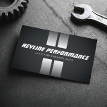Cartão De Visita High Performance Auto Racing Stripes Black<br><div class="desc">A modern business card featuring a clean and sleek racing stripe design tailored for high-performance auto businesses. Perfect for shops focused on speed, upgrades, and performance builds. Ideal for performance garages, speed shops, and custom automotive businesses focused on upgrades and performance builds. Fully customizable to reflect your brand and services....</div>