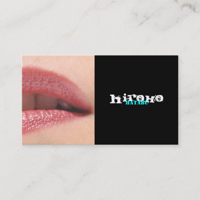 Cartão De Visita hiroko hatabu (Frente)