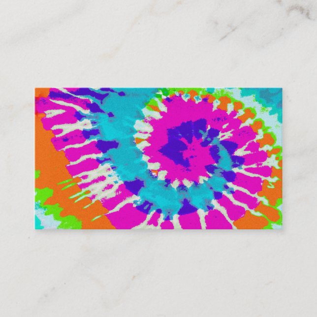 Cartão De Visita holiES - Estilo de Batik Espiral de Energia (Frente)