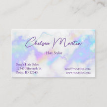 Holo Marble Glam Script de Assinatura Manuscrito