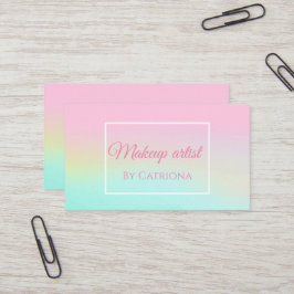 Cartão De Visita Holografia Unicorn