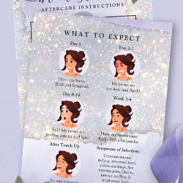 Cartão De Visita Holográfico Roxo Lúpulo do Luxo PMU Após Cuidados