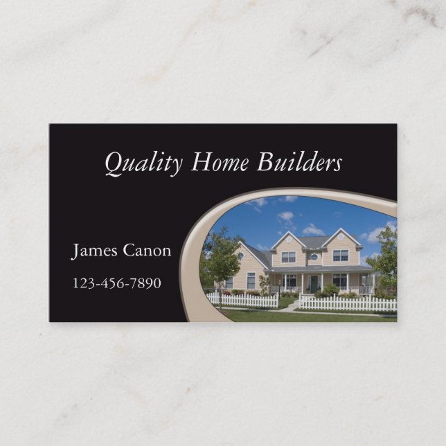 Cartão De Visita Home Builder (Frente)