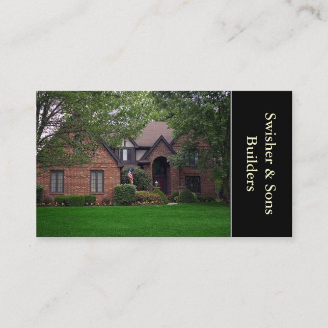 Cartão De Visita Home Builder (Frente)