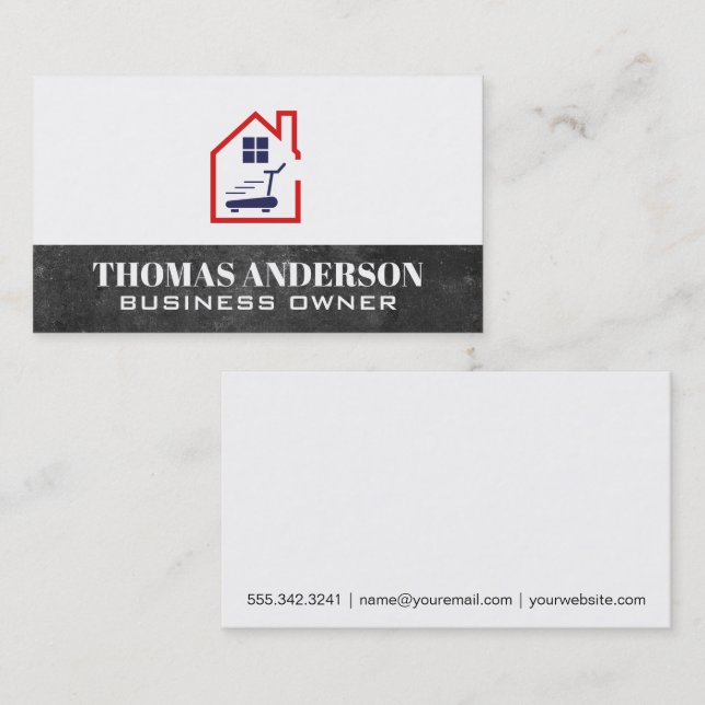 Cartão De Visita Home Gym Treadmill (Frente/Verso)