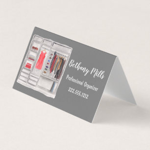 Cartão De Visita Home    Organizer do Watercolor Professional 