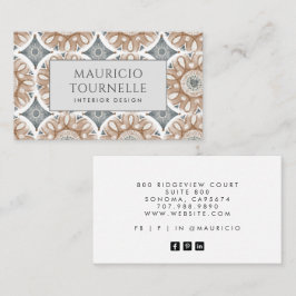 Cartão De Visita Home Stager do Designer Interior