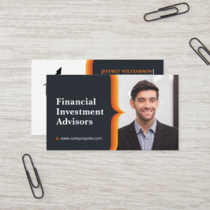 Cartão De Visita Homem de Negócios Sorrindo Empresa Código QR