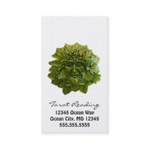 Homem Verde Lendo Tarot