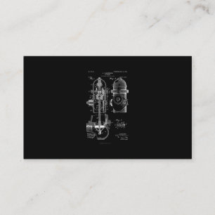 Cartão De Visita Homens Presentes de Bombeiros de Patentes de Incê