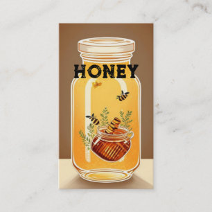 Cartão De Visita Honey Jar