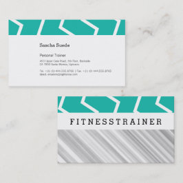 Cartão De Visita Hortelã Fresca com Preto