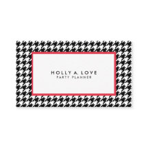 Houndstooth nº 2 | Preto e branco | Personalizável