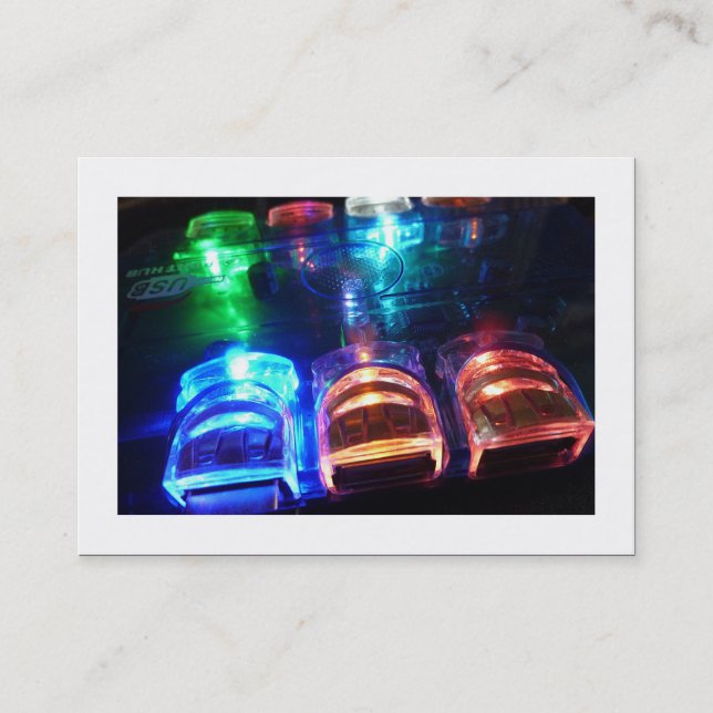 Cartão De Visita Hub USB Legal (delimitado) (Frente)