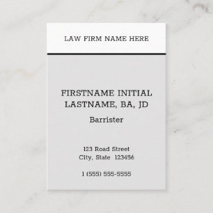 Cartão de visita humilde, mínimo