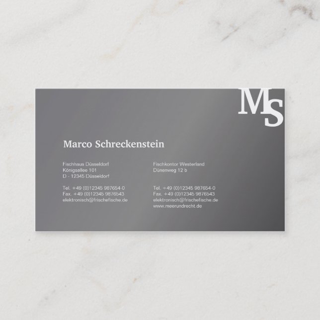 Cartão De Visita Hummer Visitenkarten (Frente)