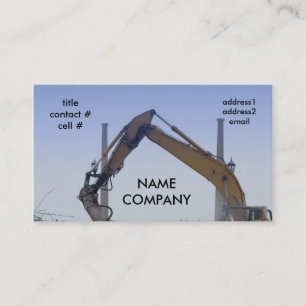 Cartão De Visita hydralics do crescimento