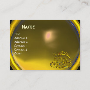 Cartão De Visita HYPER DRAGON TOPAZ, amarelo brilhante