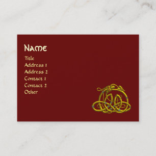 Cartão De Visita HYPER DRAGON, vermelho