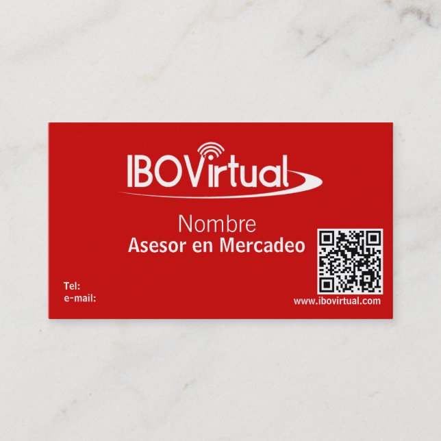 Cartão De Visita IBOVirtual (Frente)