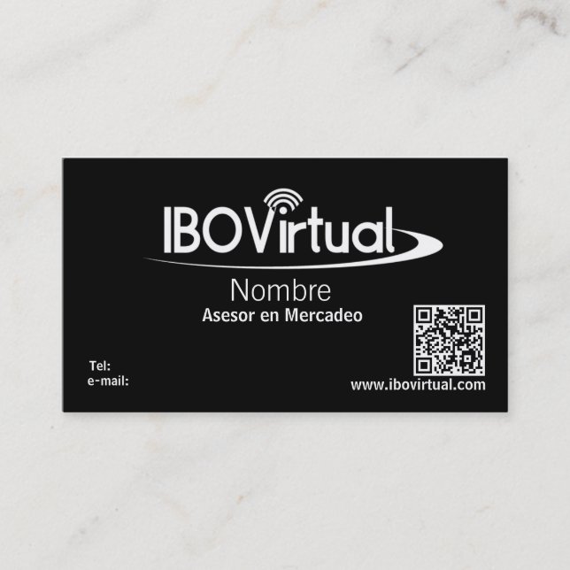 Cartão De Visita IBOVirtual (Frente)