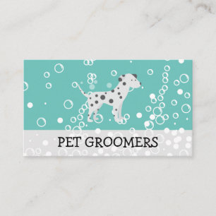 Cartão De Visita Ícone de Cão  Pet Groomer  Serviços animais