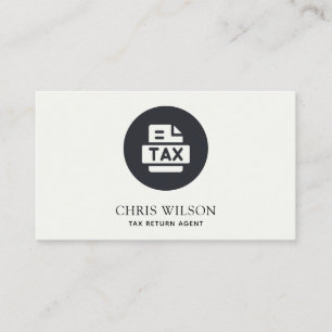 CARTÃO DE VISITA ÍCONE DE PREPARAÇÃO DO AGENTE DE DEVOLUÇÃO DO