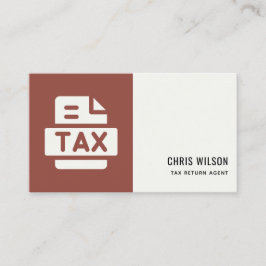 CARTÃO DE VISITA ÍCONE DE PREPARAÇÃO DO AGENTE DE DEVOLUÇÃO DO IMPO