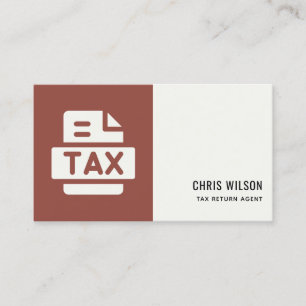 CARTÃO DE VISITA ÍCONE DE PREPARAÇÃO DO AGENTE DE DEVOLUÇÃO DO IMPO