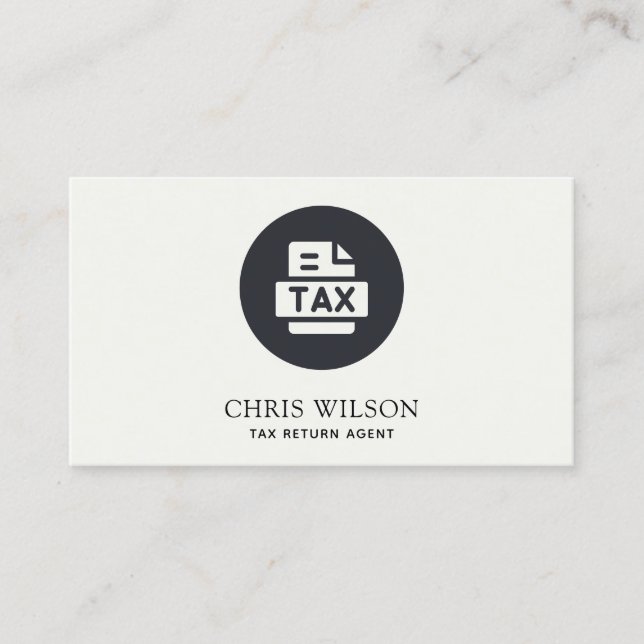 CARTÃO DE VISITA ÍCONE DE PREPARAÇÃO DO AGENTE DE DEVOLUÇÃO DO IMPO (Frente)