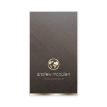 Ícone Globe Dourado Empreendedor Brutado