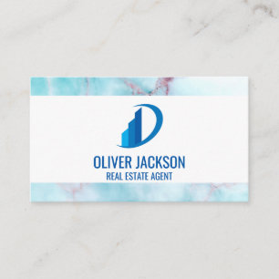 Cartão De Visita Ícone Imóveis  Ocean Granite
