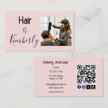 Ícone Social de Código QR de Foto de Cabelo Roscad