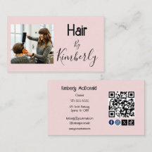 Ícone Social de QR Code de Foto de Cabelo em Scrip