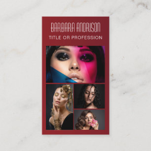 Cartão De Visita Ícone Social do Ator Model Singer Dancer 4 Photo