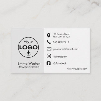Cartão de Visita | Ícones de Logo Personalizados M