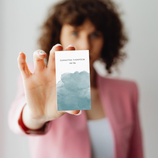 Cartão De Visita Ícones de Mídia Social do Código QR do Tea Waterco (Criador carregado)