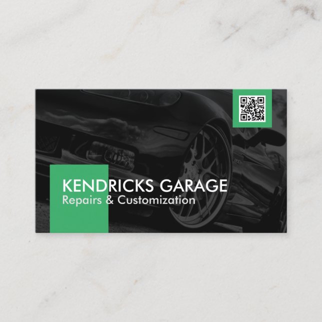 Cartão De Visita Ícones Dourados de reparo de automóveis mecânicos  (Frente)