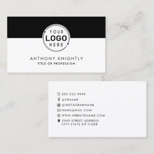 Cartão De Visita Ícones mínimos de logotipo Bloco de cores de mídia