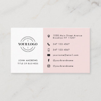 Cartão De Visita Ícones modernos de mídia social de logotipo person