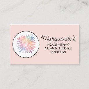 Cartão De Visita Ícones sociais do logotipo de margarida do serviço