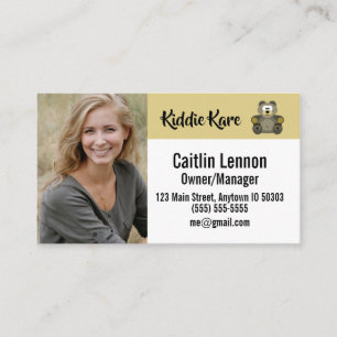 Cartão De Visita ID de Fotografia do Funcionário Personalizado