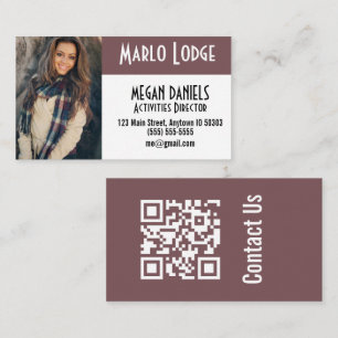Cartão De Visita ID de Funcionário com Foto Personalizada