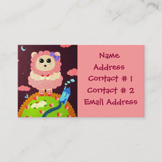 Cartão De Visita Ideais elevados Namecard pessoal (Frente)