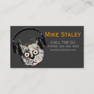 Cartão De Visita ideia de promocional dj personalizado